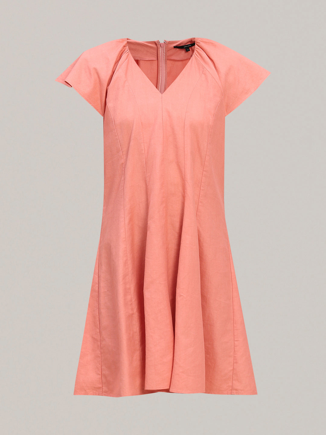 V-Neck Fit & Flare Dress