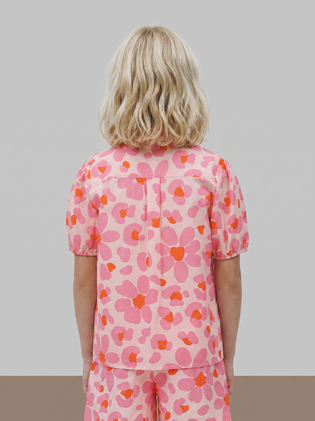 GIRLS Floral Cotton Shirt