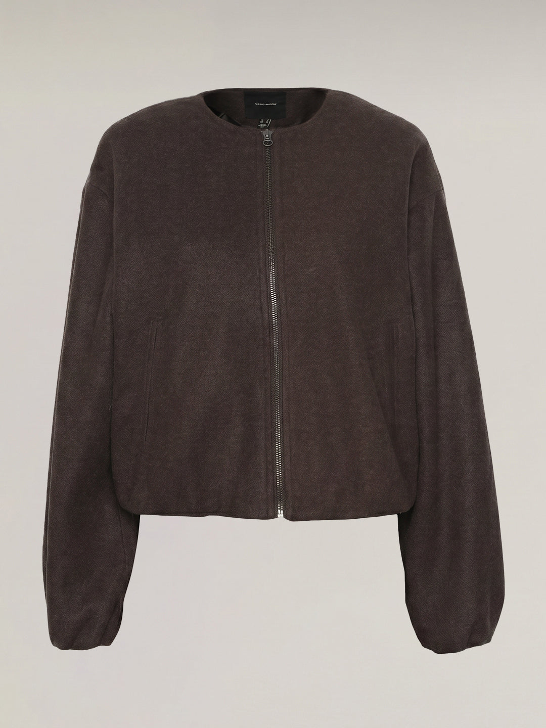Dark Brown Bomber Jacket