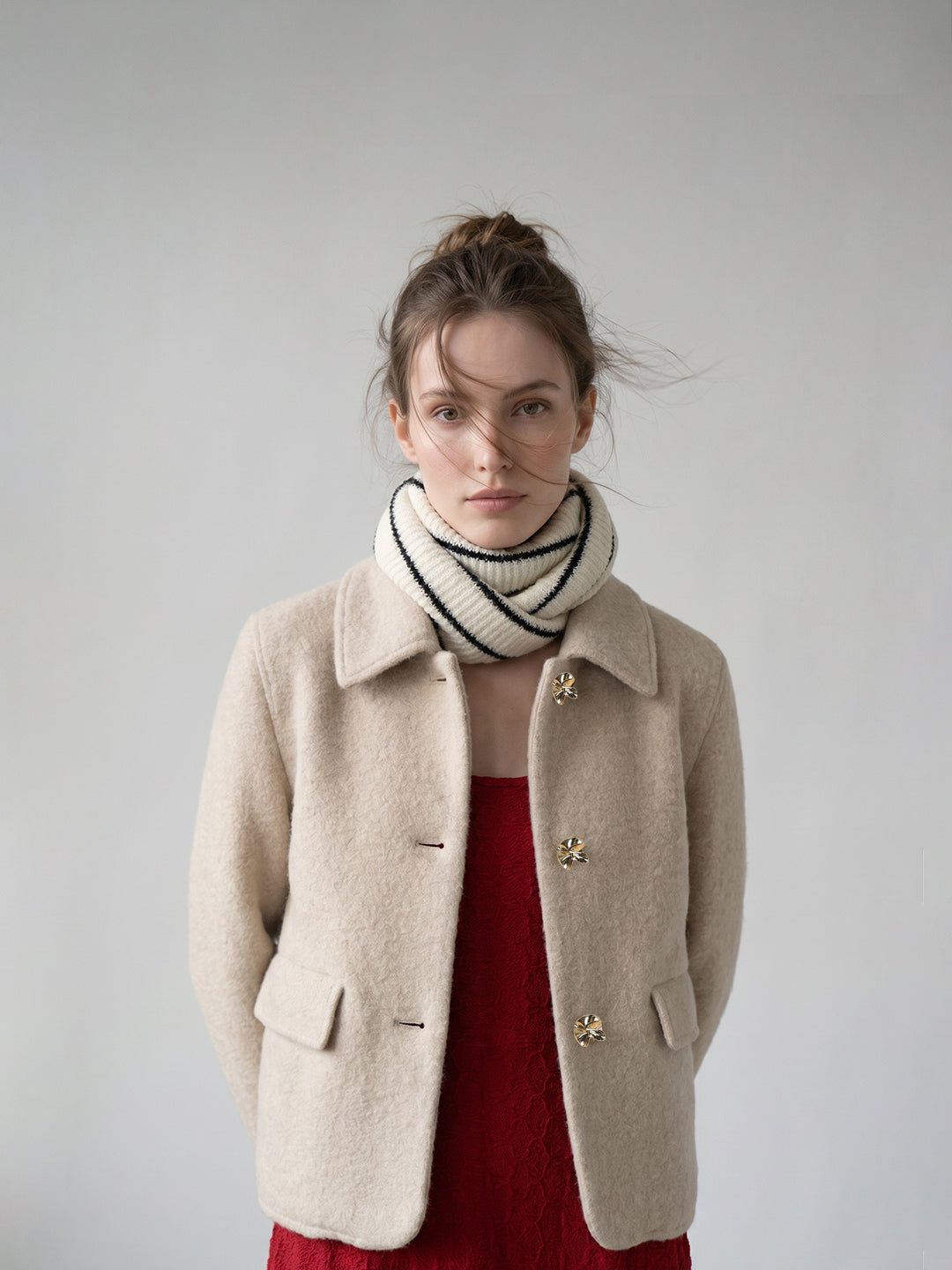 Beige Short Jacket
