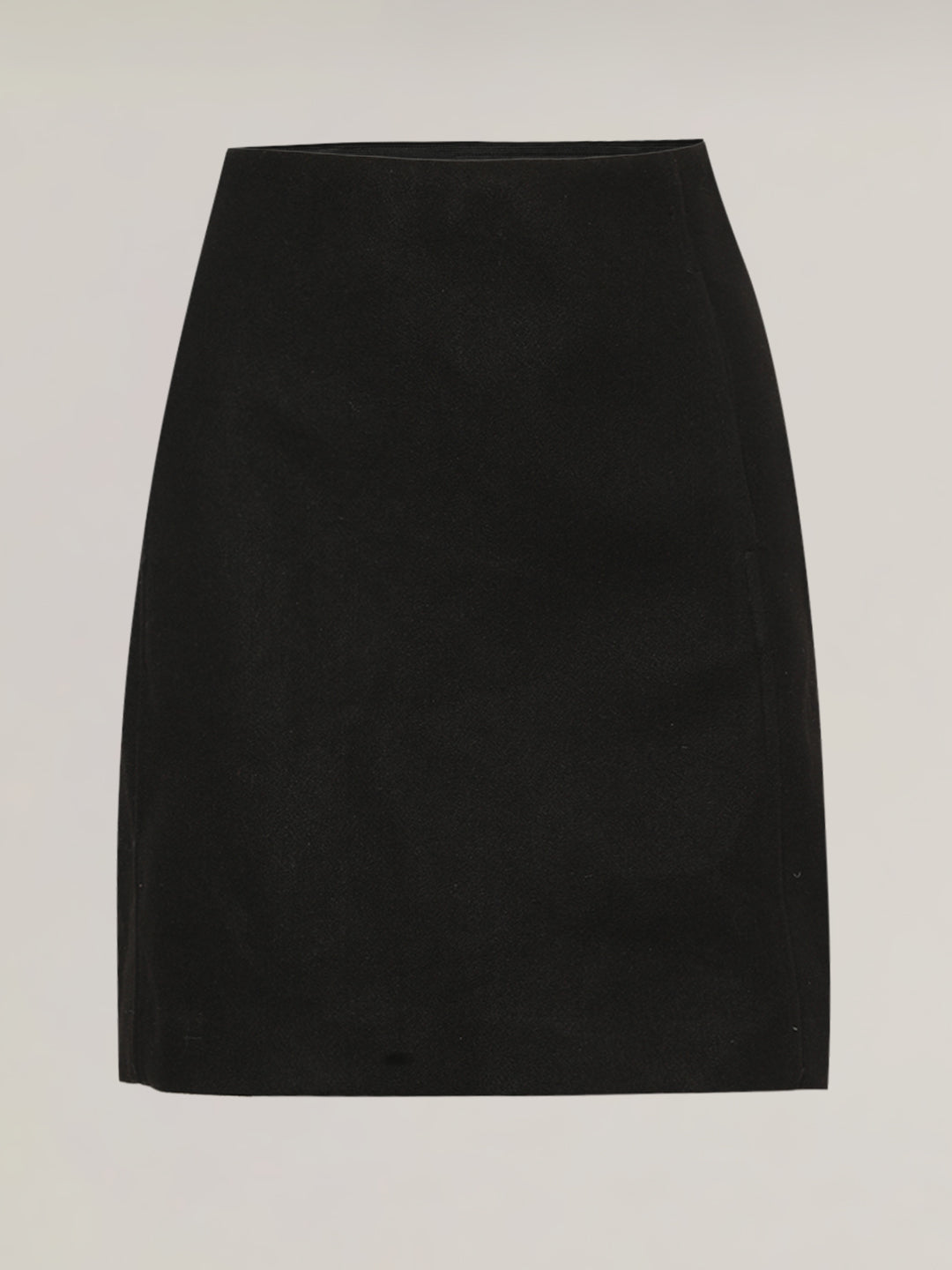 Black High Rise Short Skirt