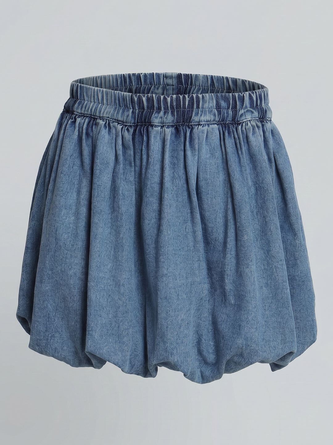 GIRLS Blue Bubble Hem Skirt