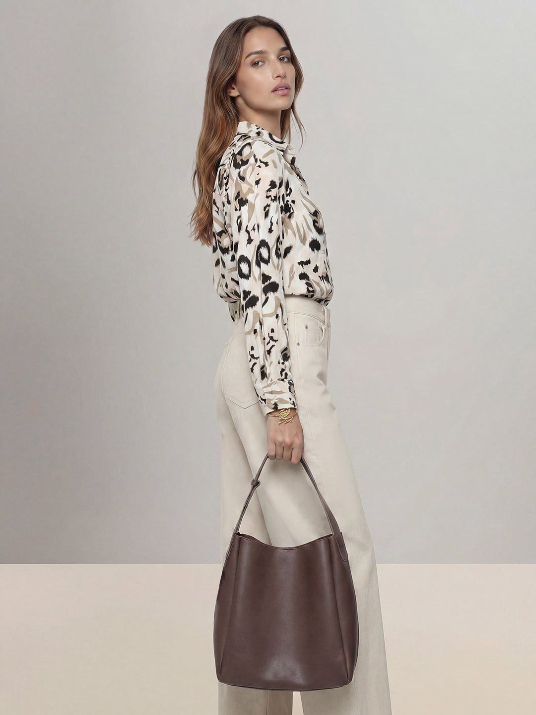 Ecru Printed Shirt
