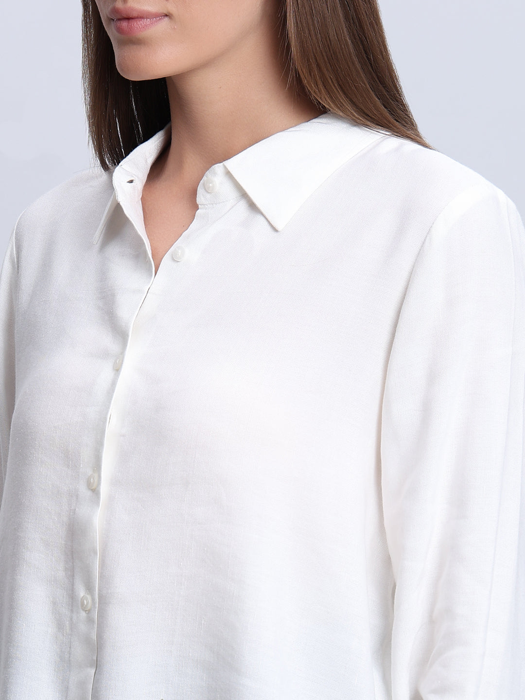 White Printed Shirt