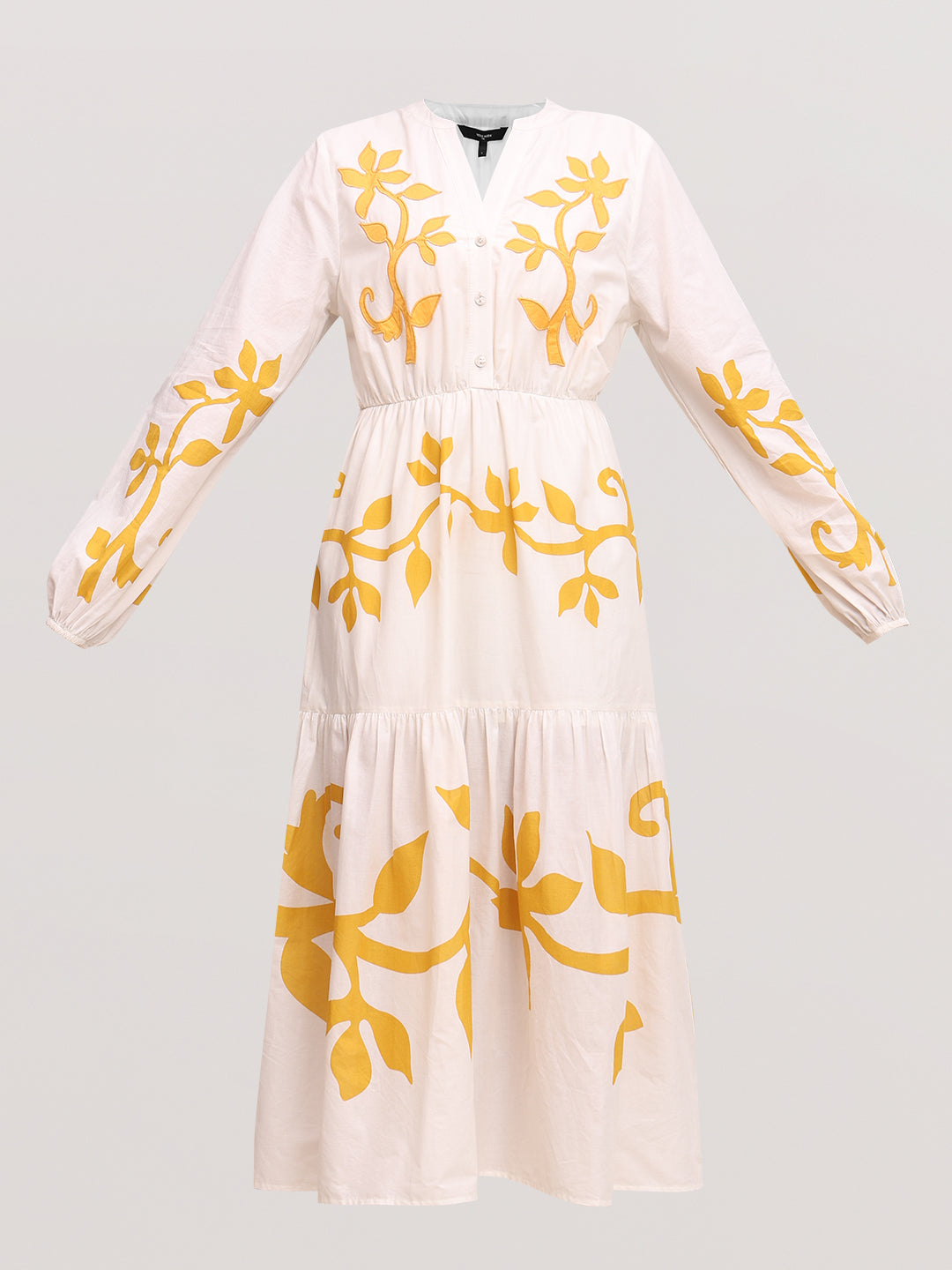 Off-White Printed Midi Dress