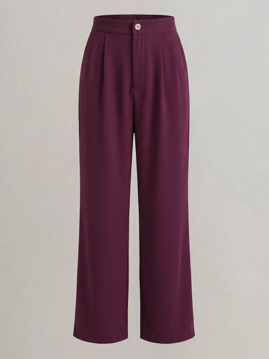 High Rise Straight Fit Trousers