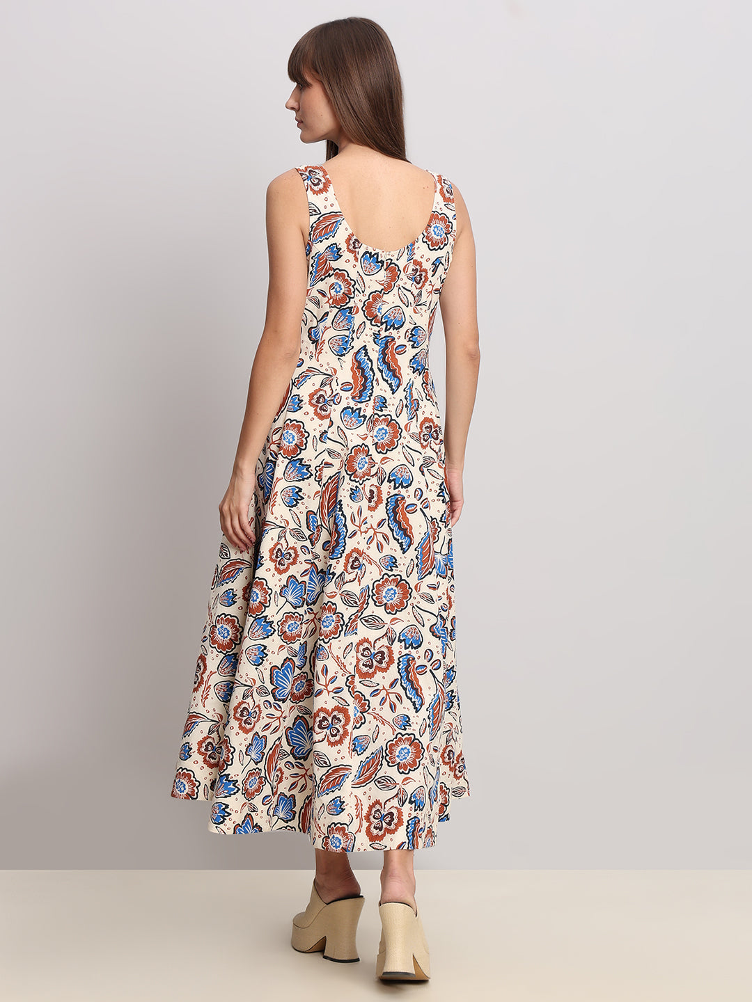 Floral Print Midi Dress