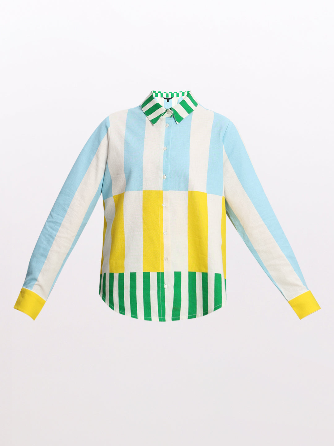 Multi-Colour Printed Cotton Shirt