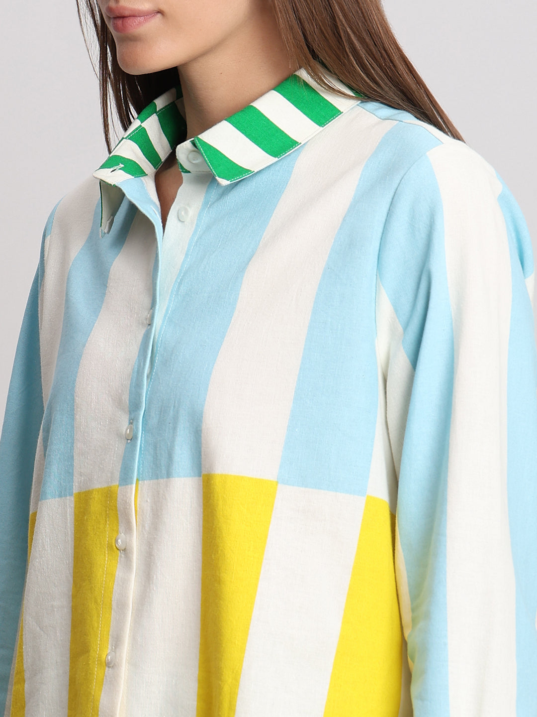 Multi-Colour Printed Cotton Shirt
