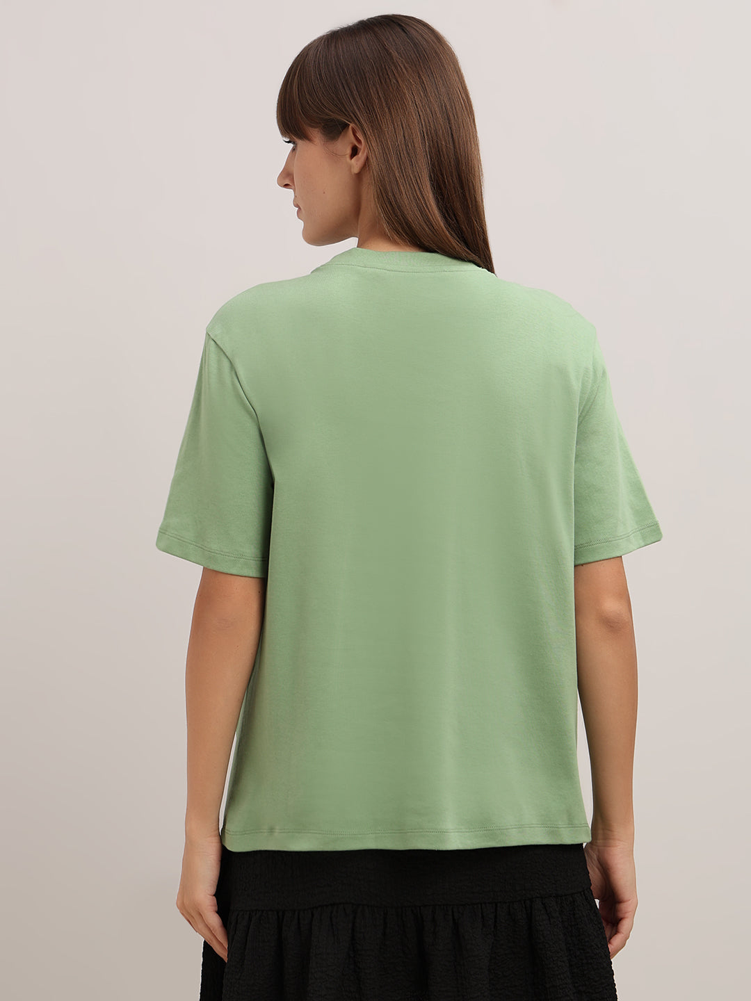 Green Graphic Print T-shirt