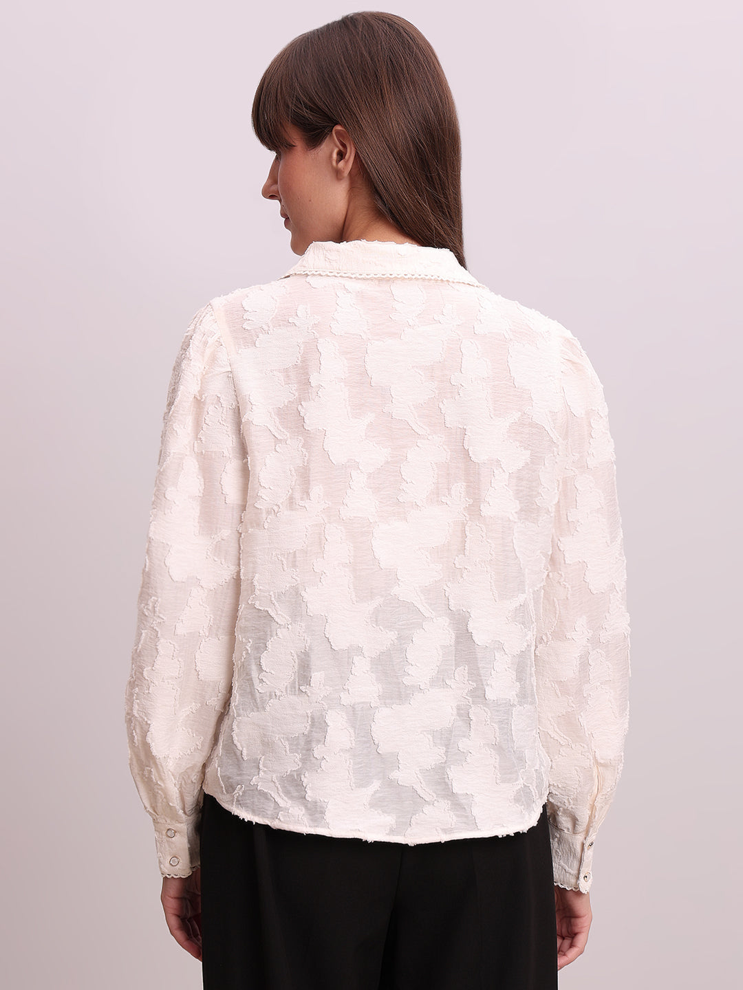 Floral Jacquard Shirt