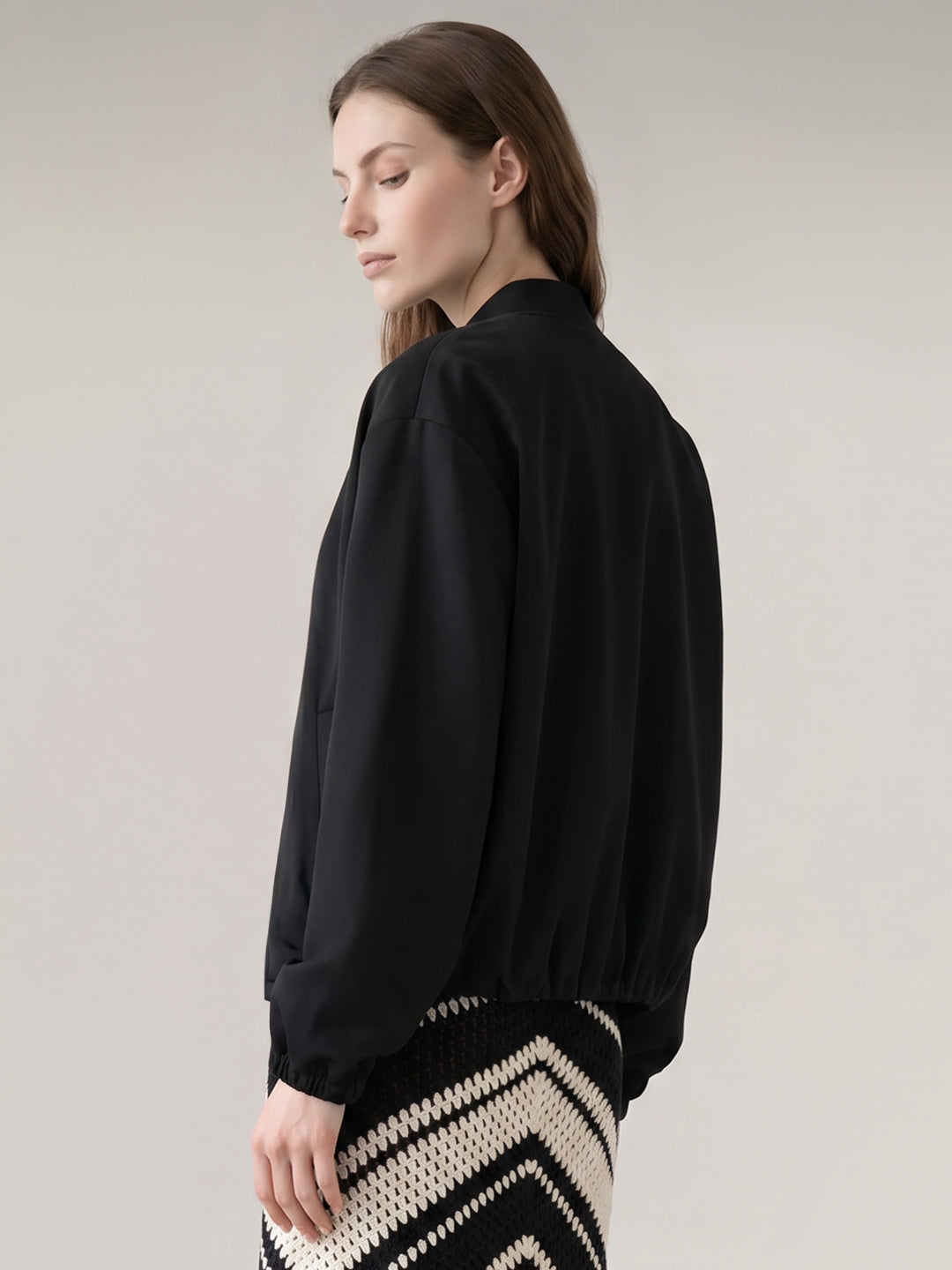 Black Bomber Jacket