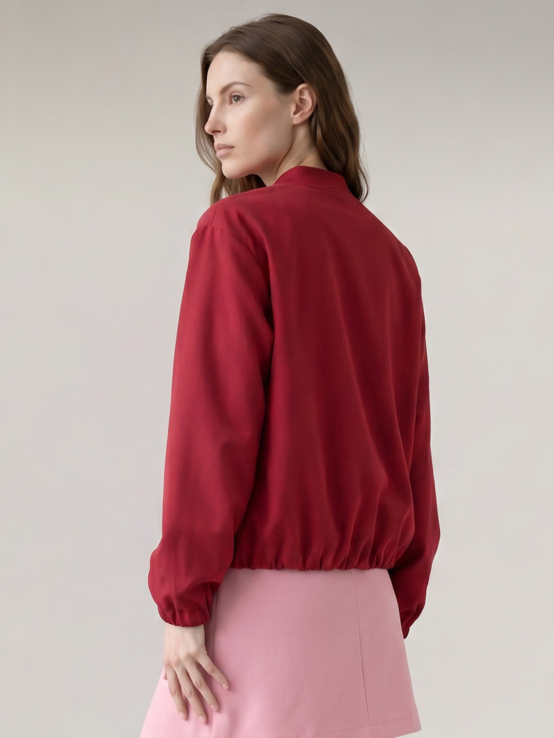 Red Bomber Jacket