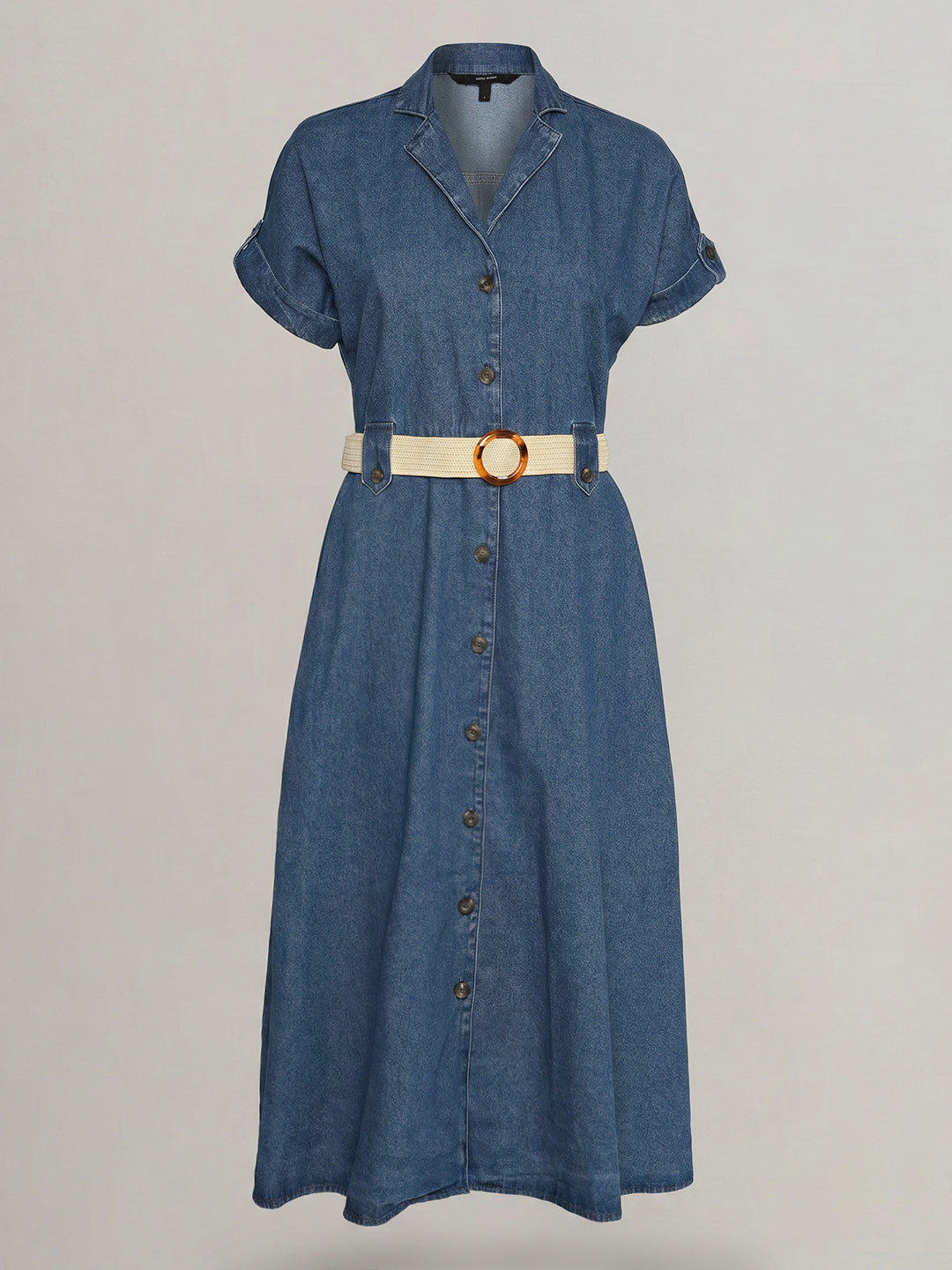 Blue Denim Shirt Dress
