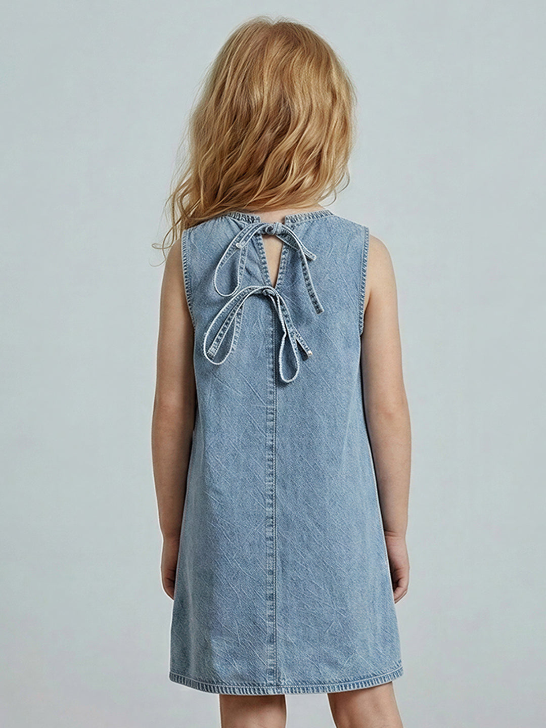 GIRLS Blue Denim Dress