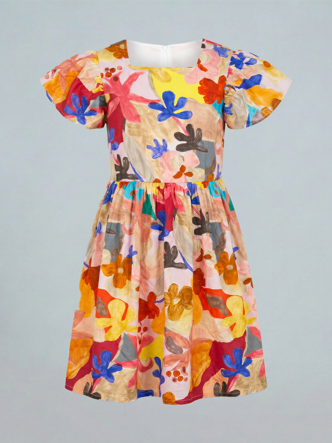 GIRLS Floral Fit & Flare Dress