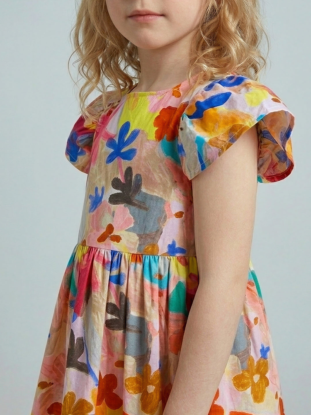 GIRLS Floral Fit & Flare Dress