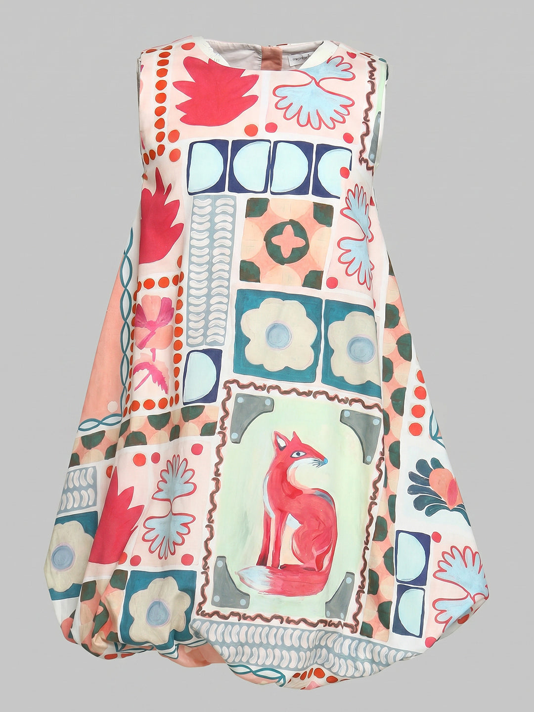 GIRLS Printed Bubble Hem Dress