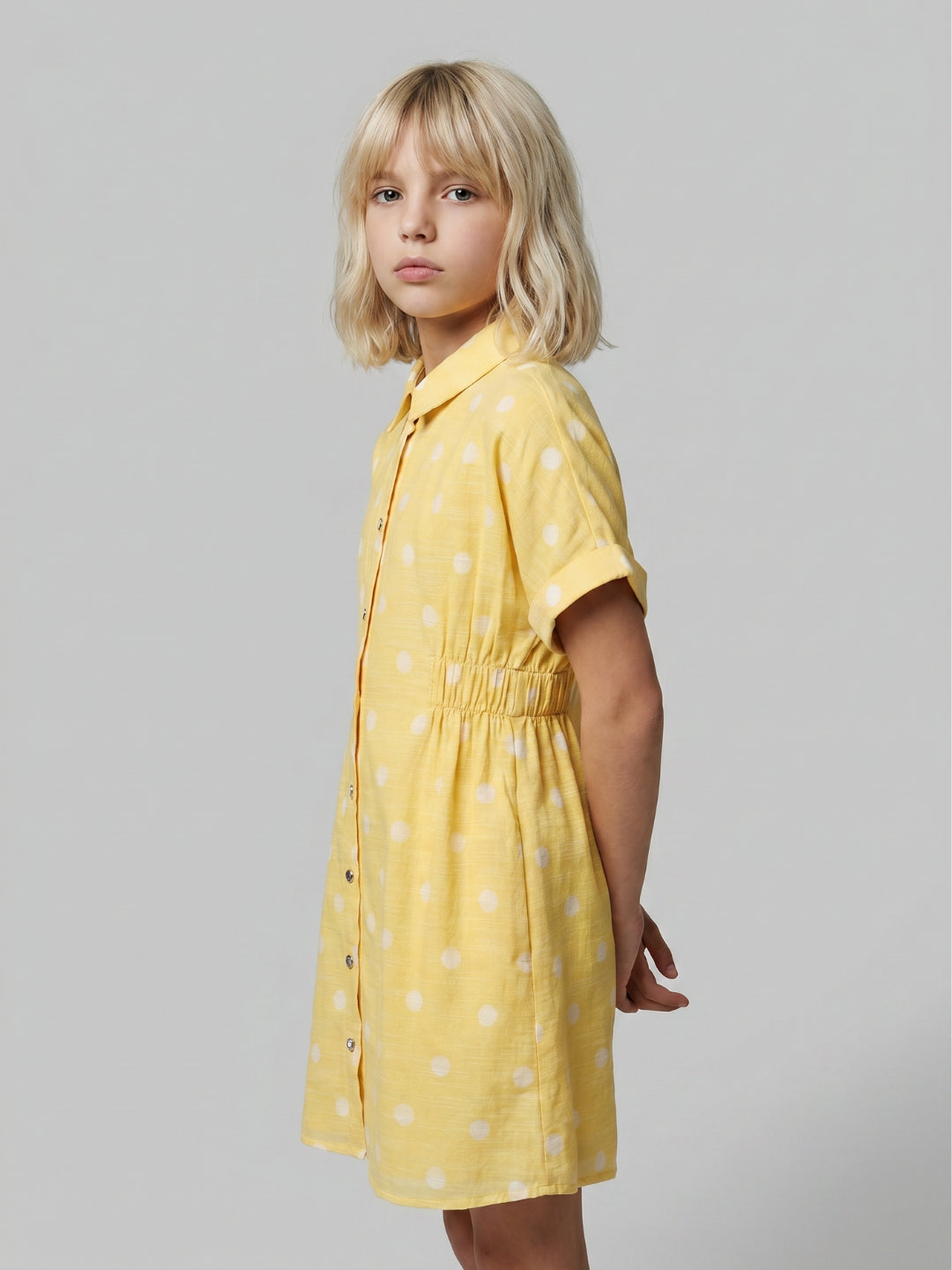 GIRLS Polka Dot Shirt Dress