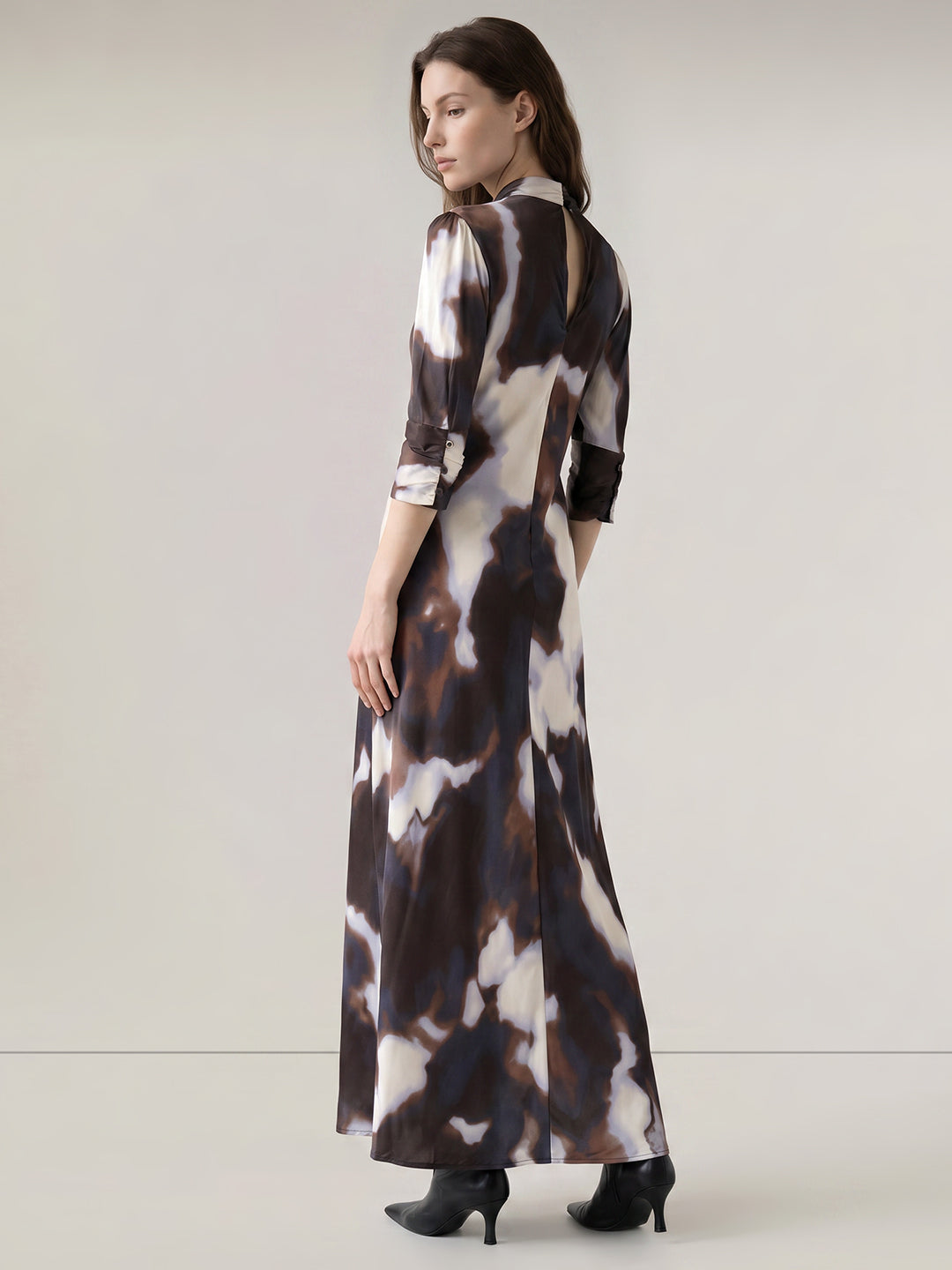 Printed Ankle Length Dress