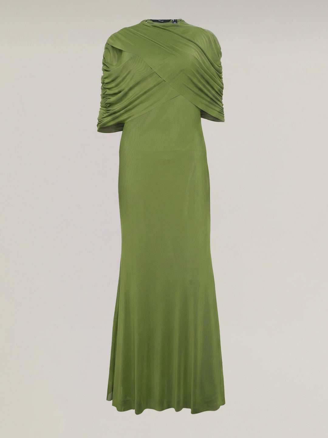 Green Mesh Maxi Dress