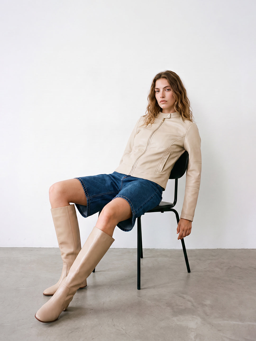 Beige Short Jacket