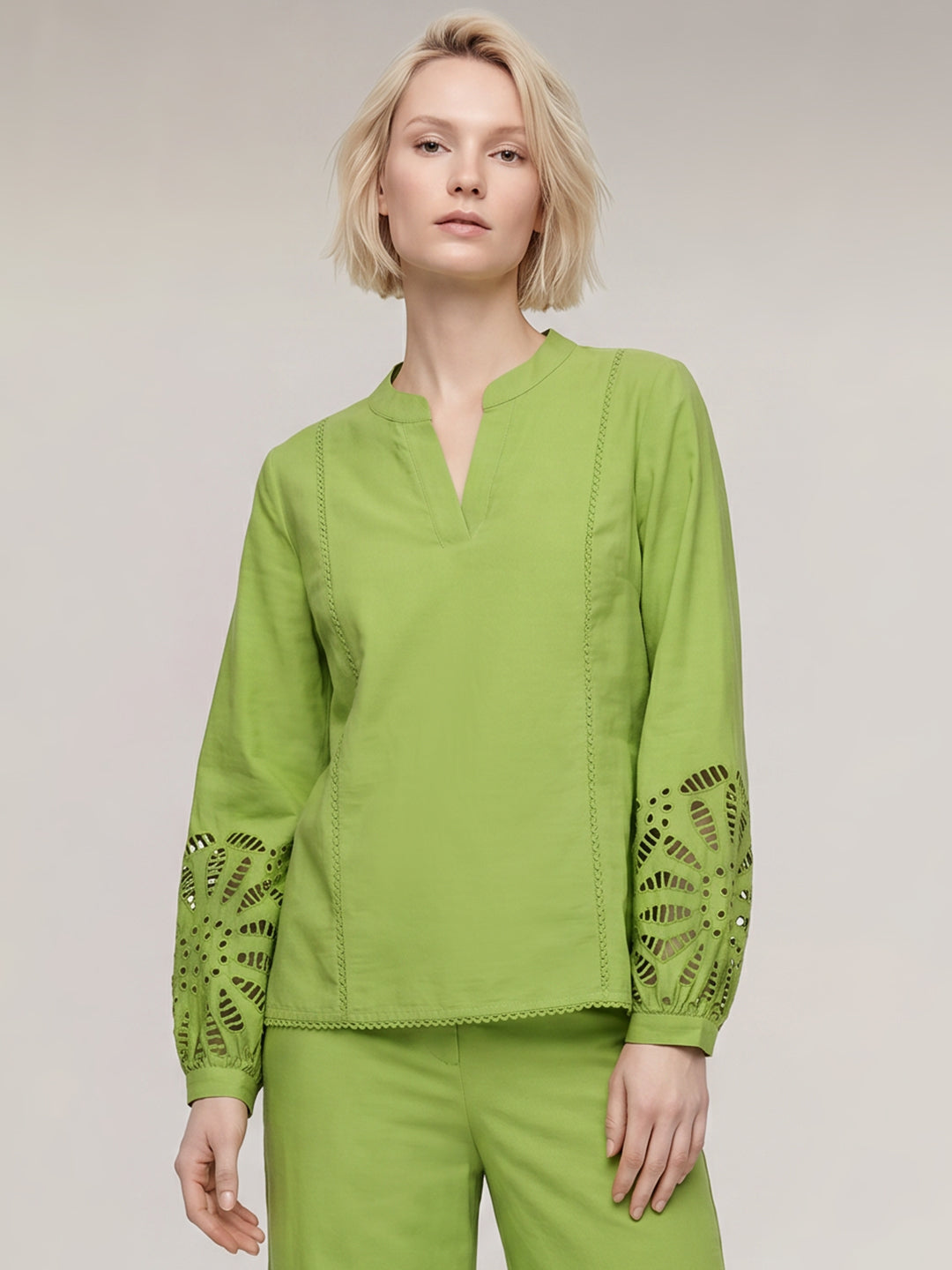 Green Cotton Top