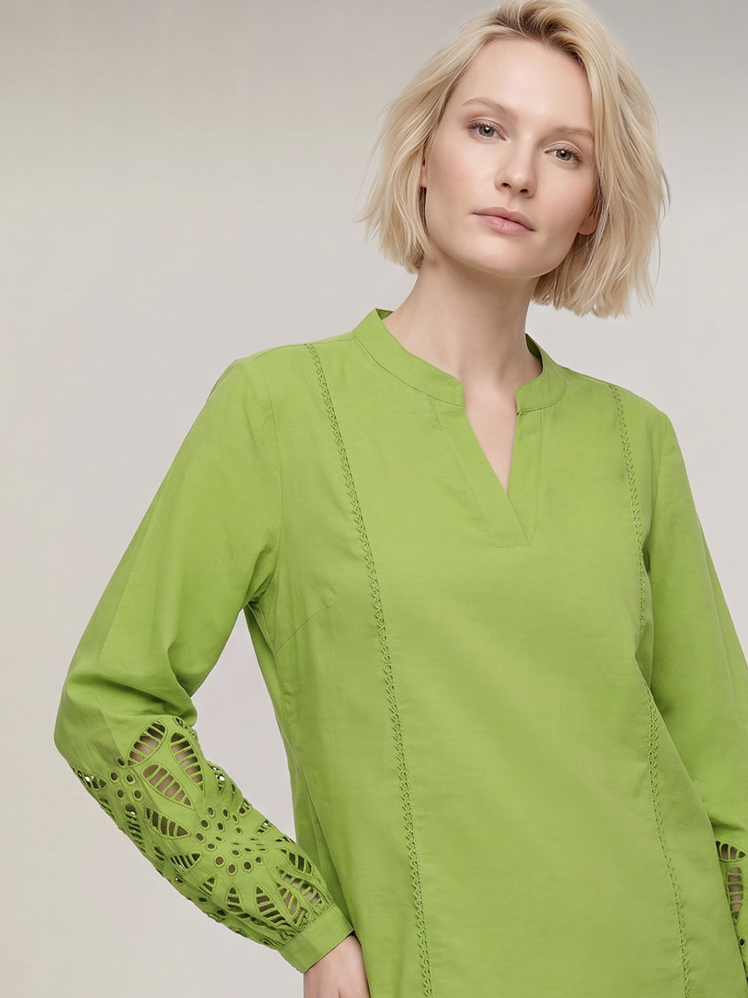 Green Cotton Top