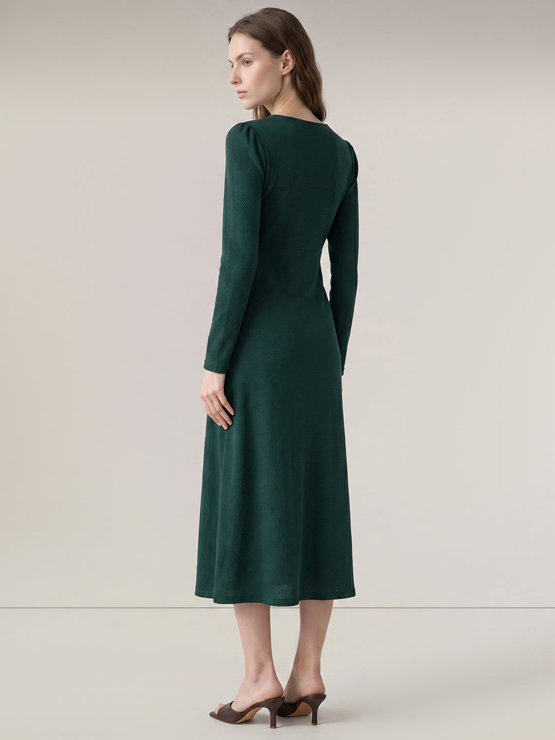 Dark Green Midaxi Dress