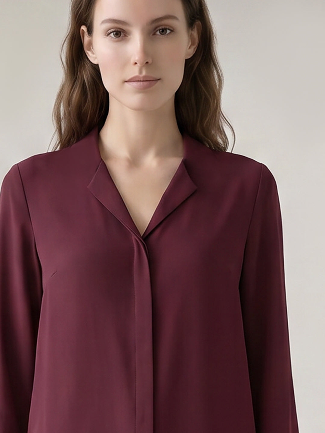 Dark Purple Regular Fit Top