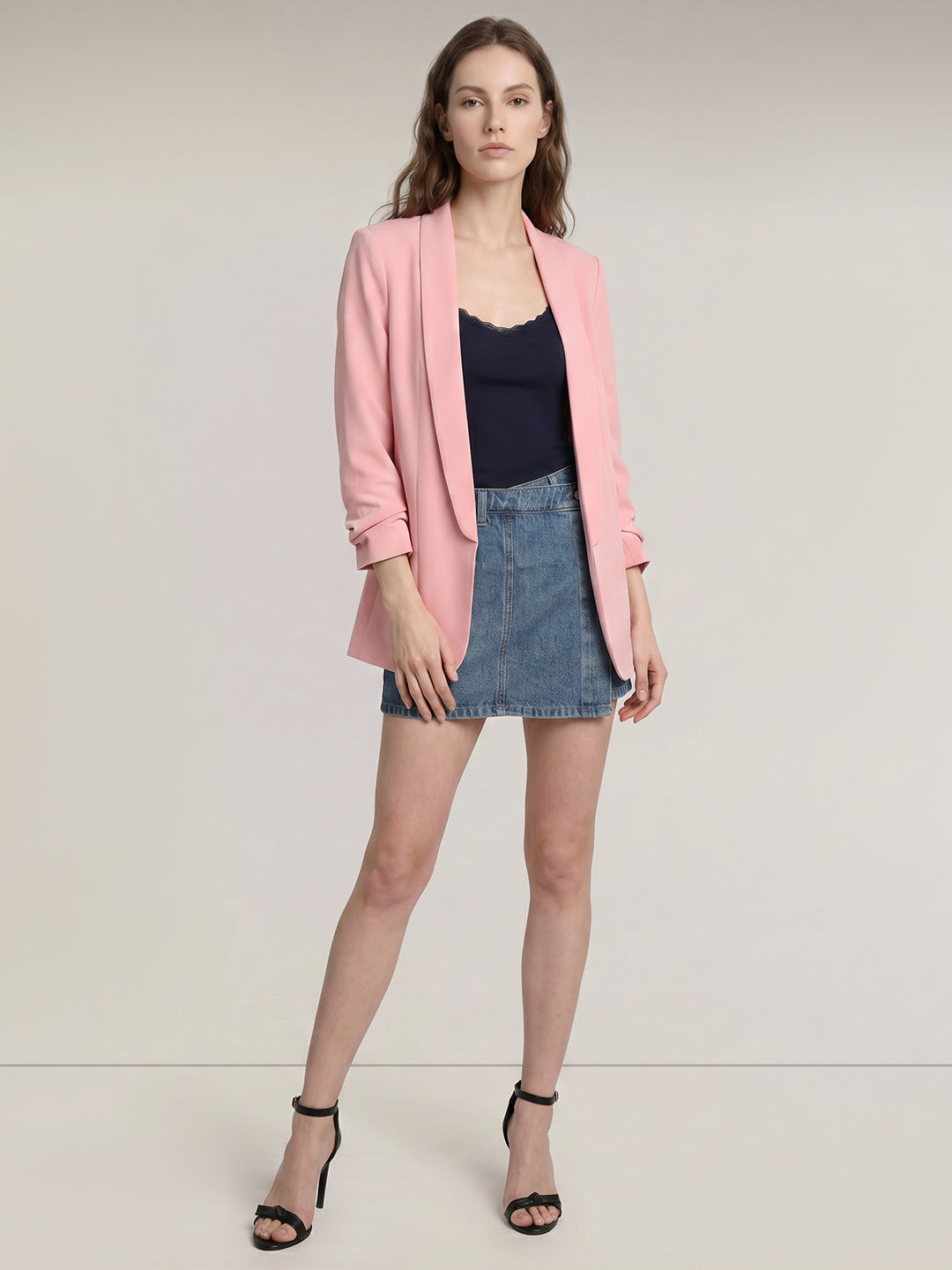 Light Pink Tailored Blazer