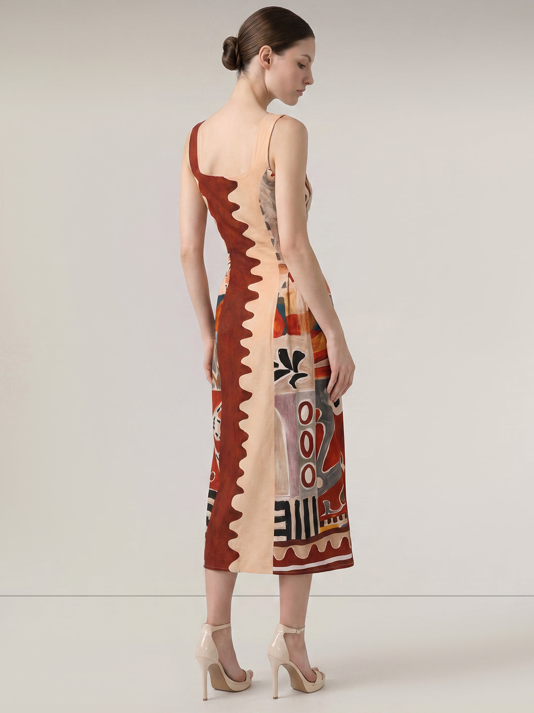 Printed Midaxi Dress