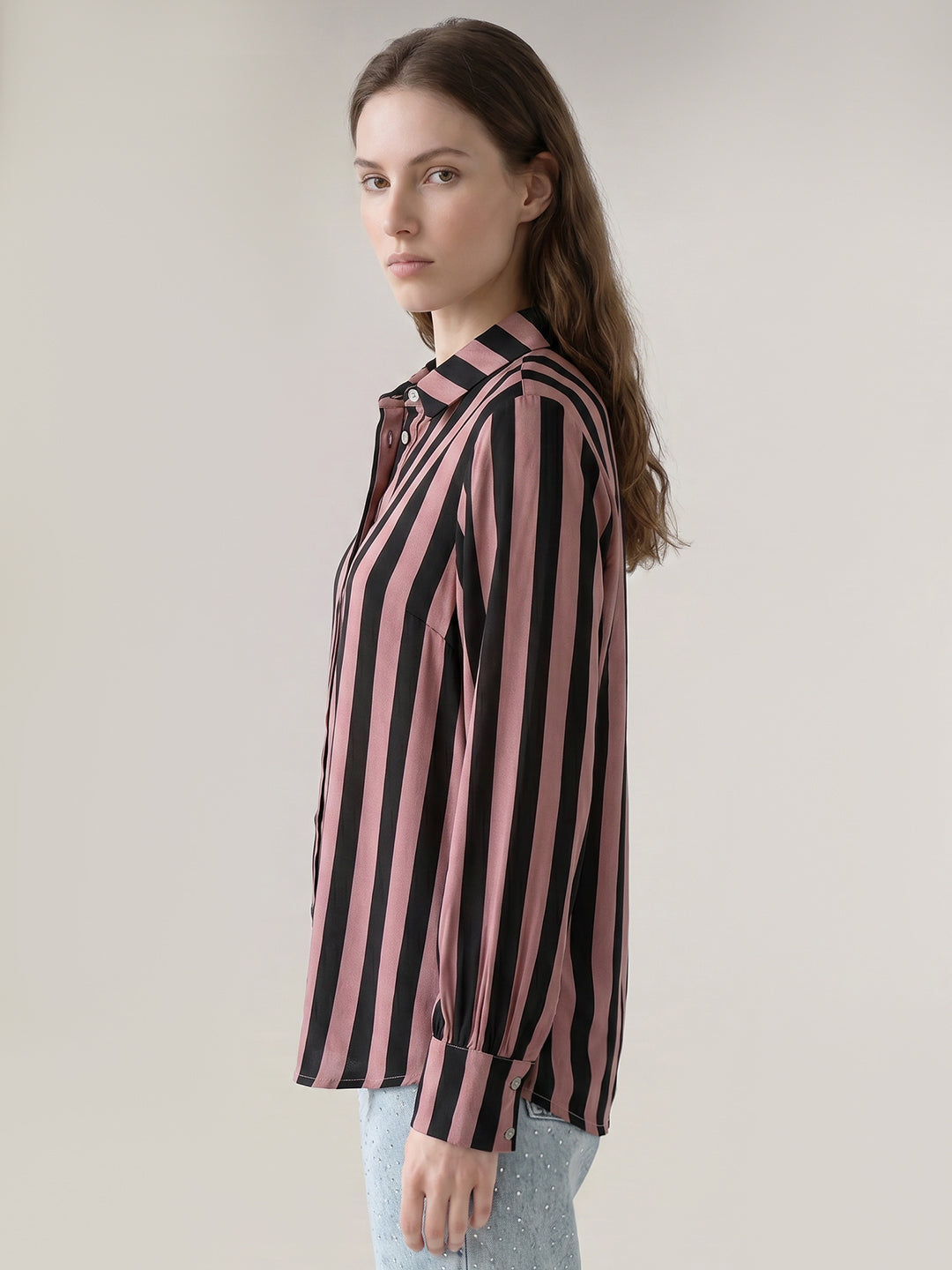 Black Striped Shirt