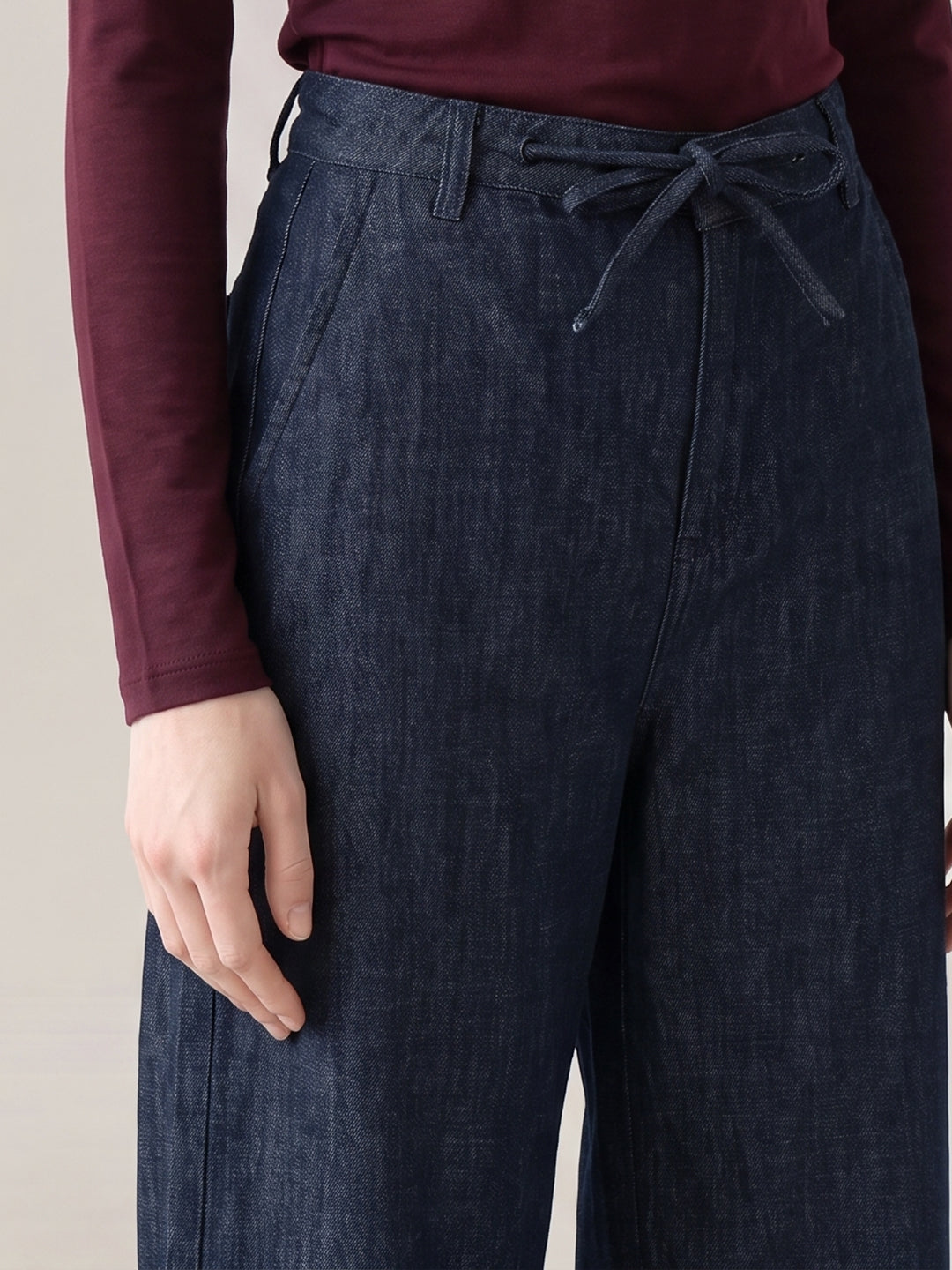 Dark Blue Wide leg Jeans