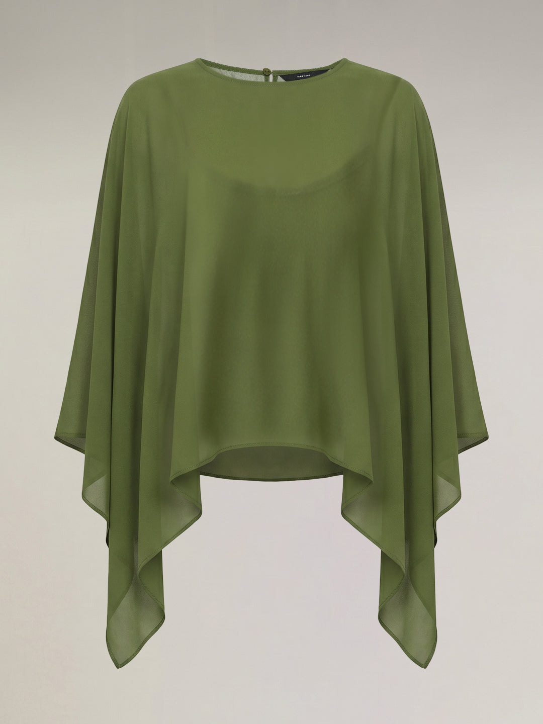 Dark Green Cape Top