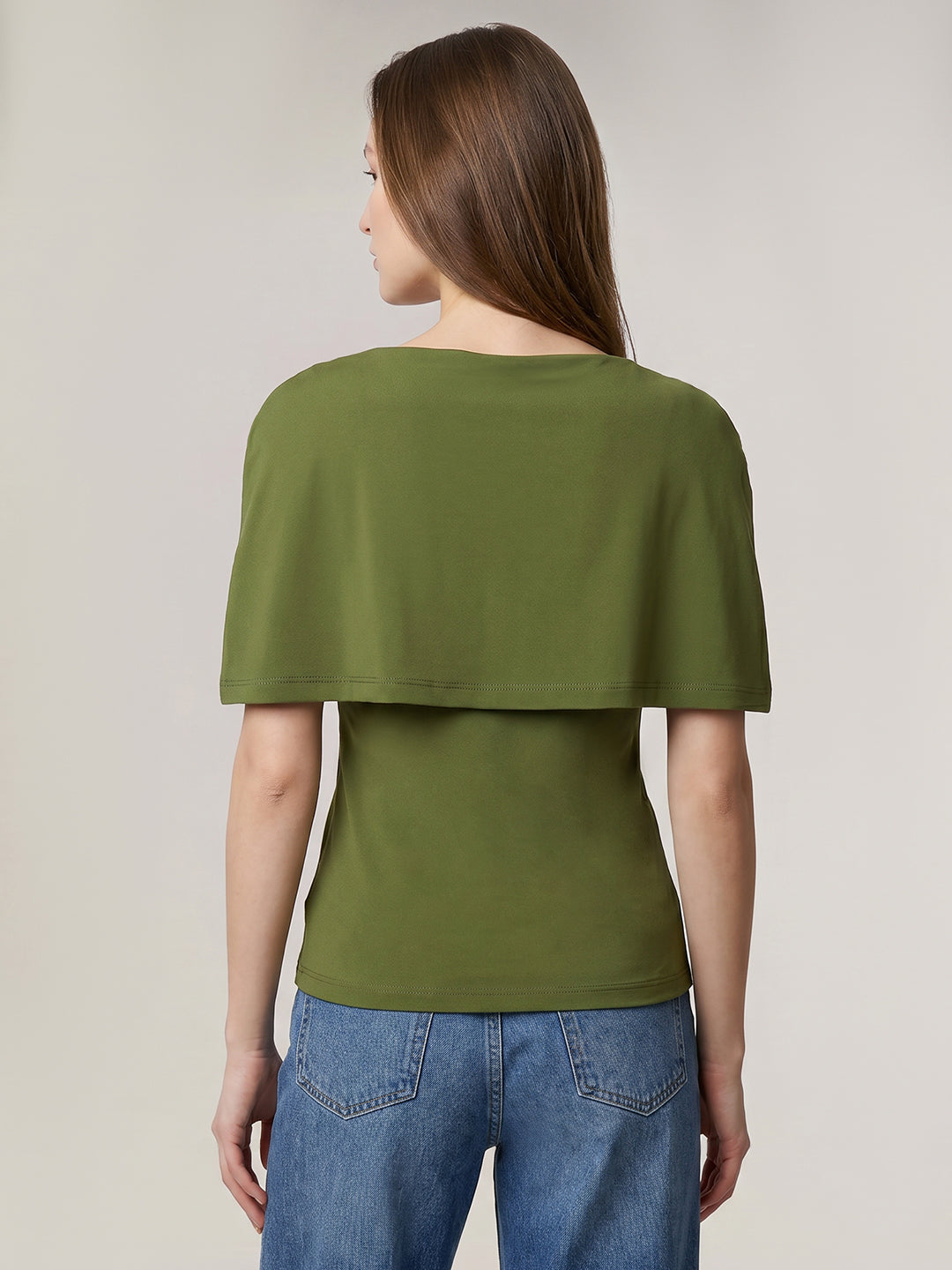 Green Cape Top