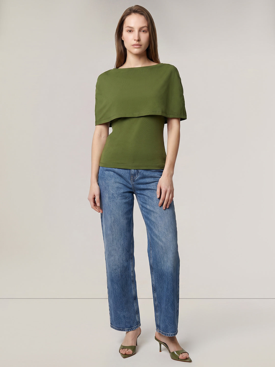 Green Cape Top