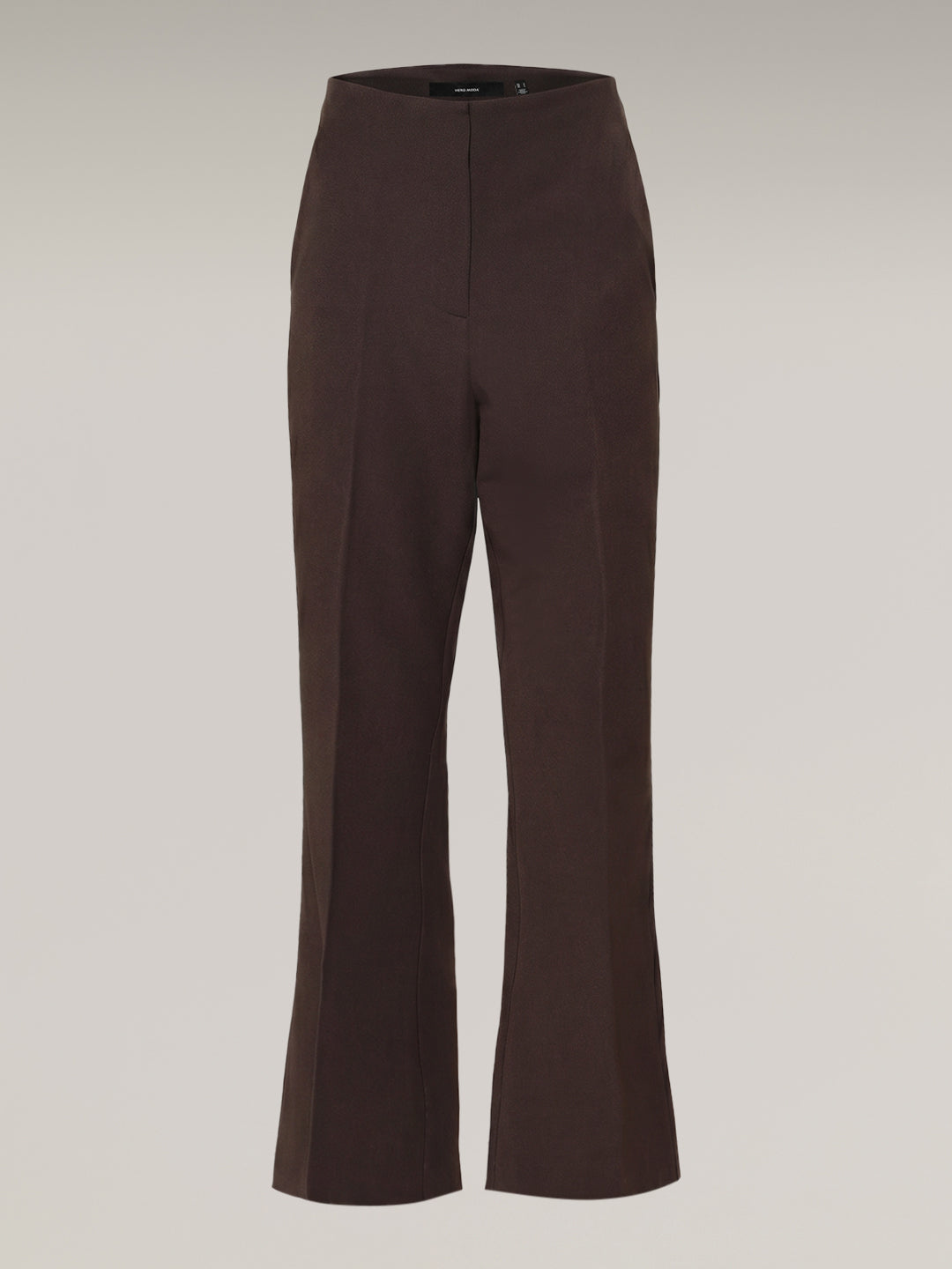 Dark Brown Mid Rise Pants
