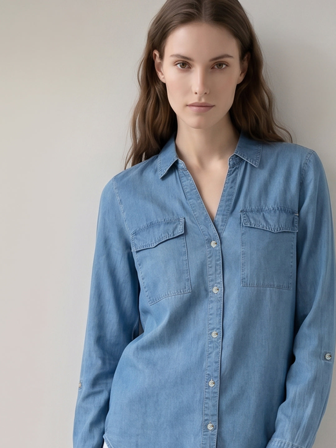 Light Blue Denim Shirt