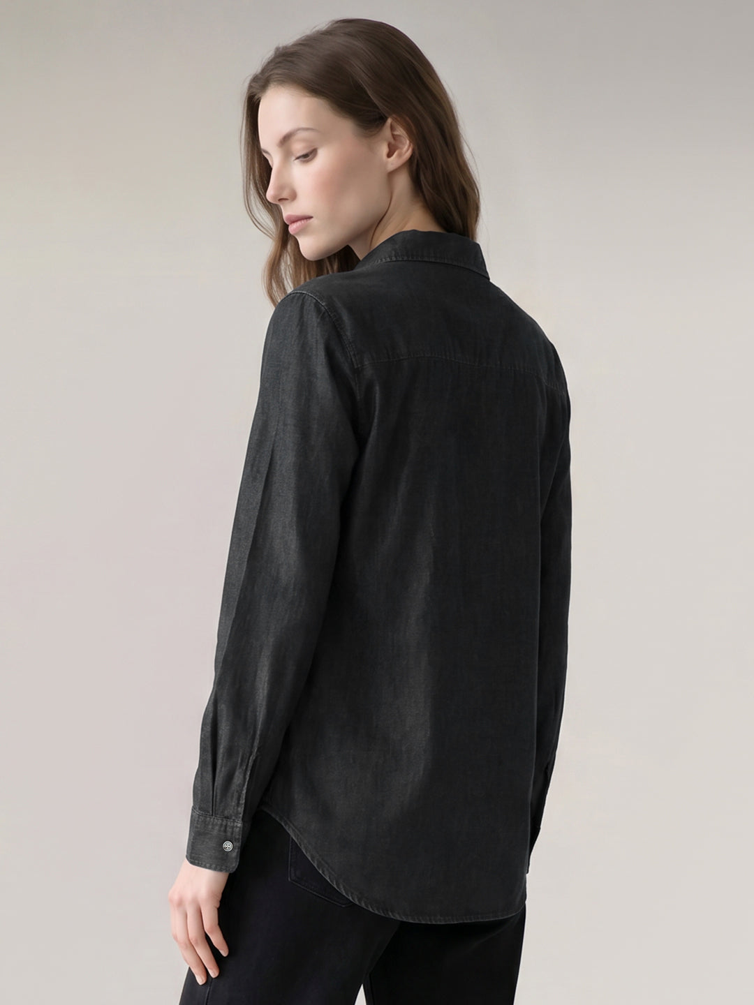 Black Denim Shirt