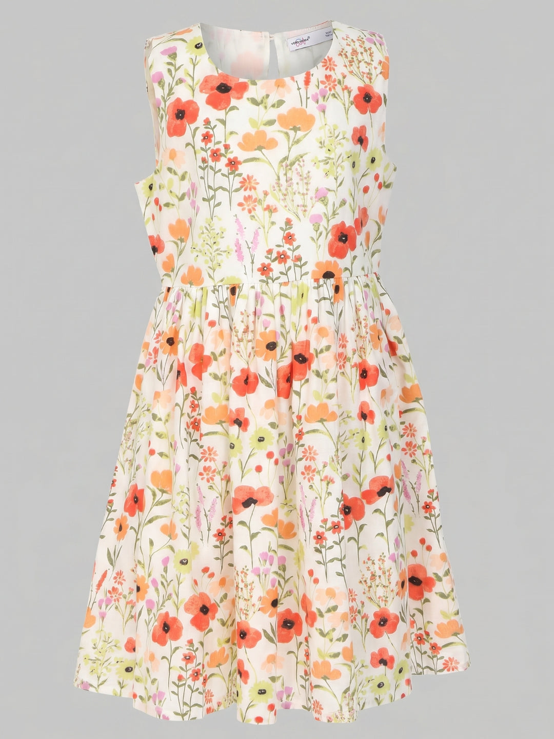 GIRLS Floral Sleeveless Dress
