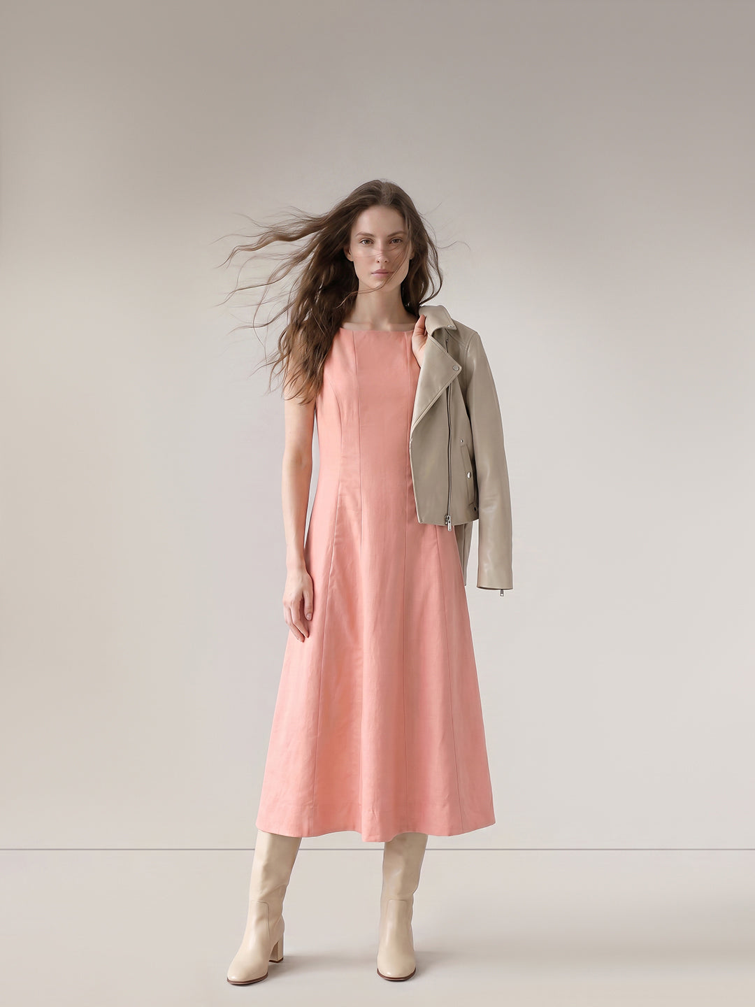 Pink Sleeveless Dress
