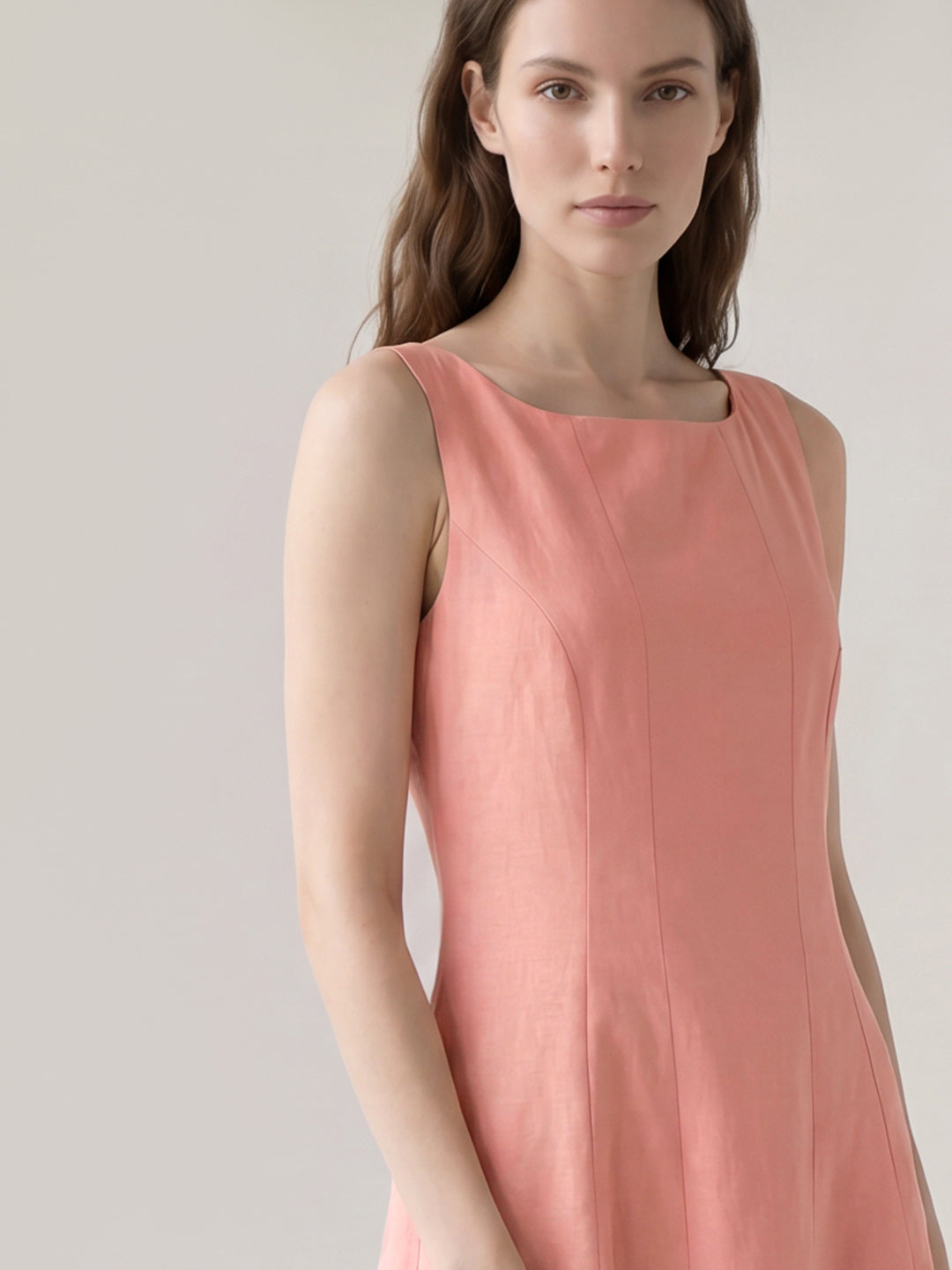 Pink Sleeveless Dress