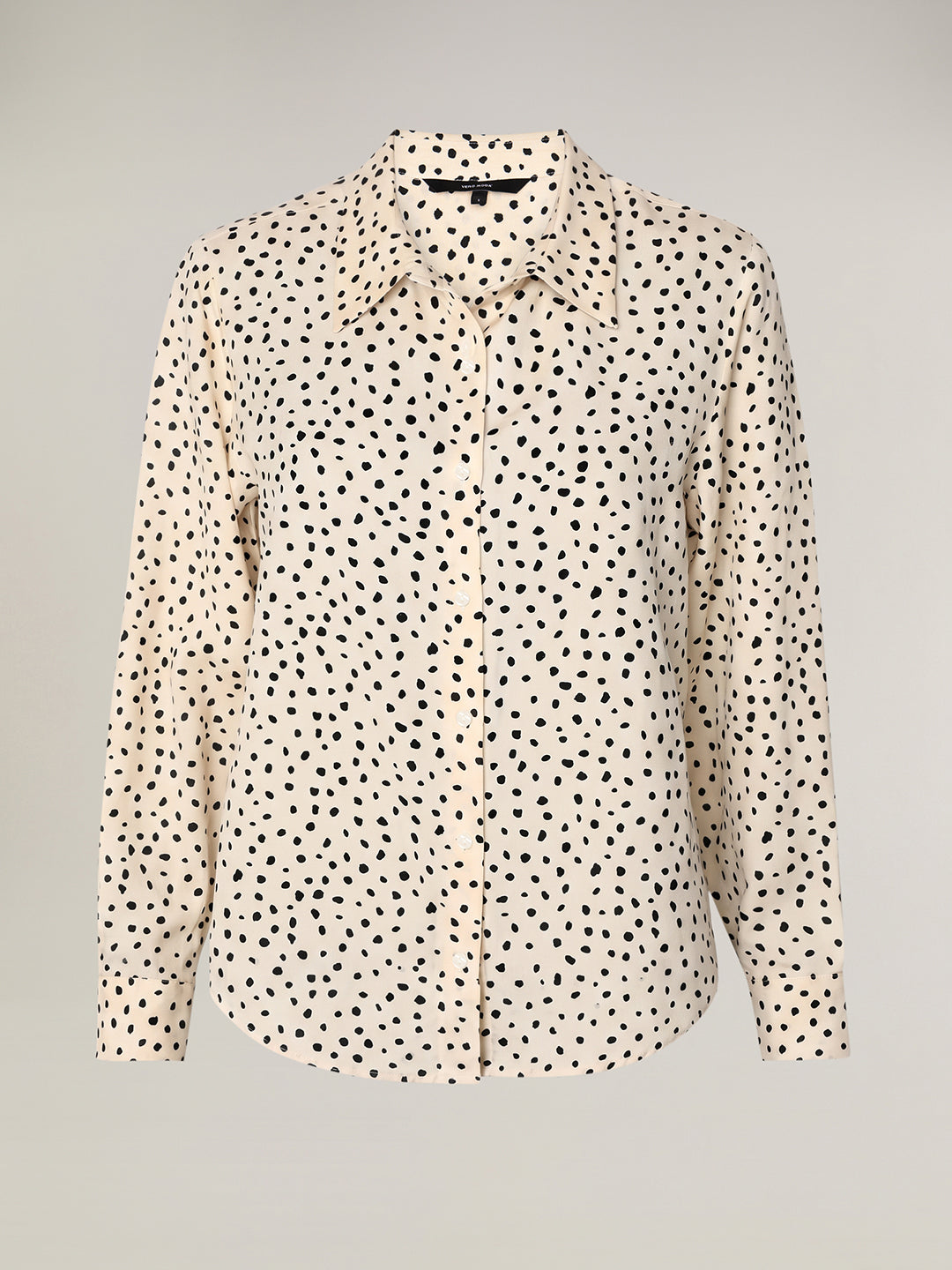 Beige Printed Shirt