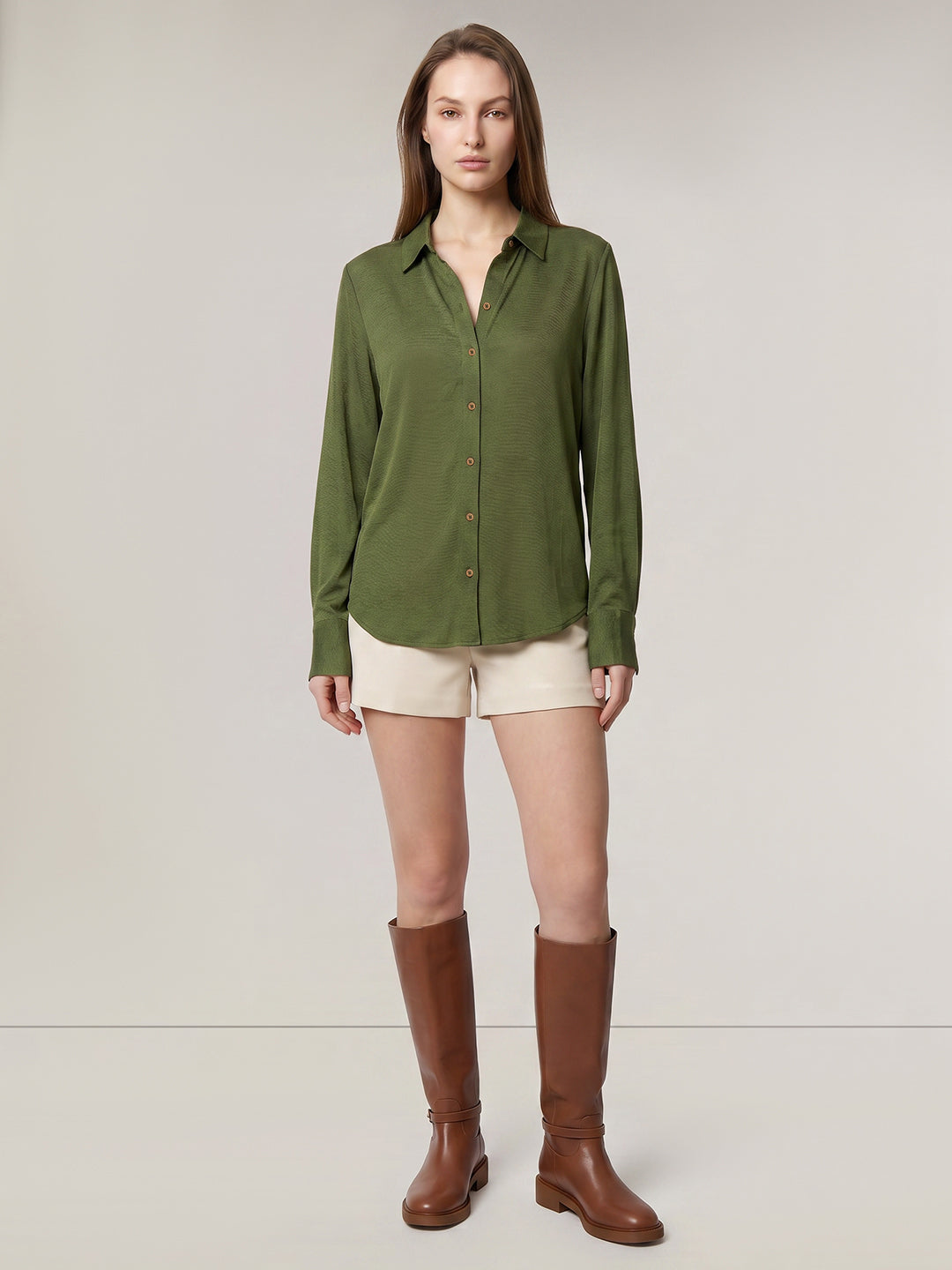 Dark Green Shirt