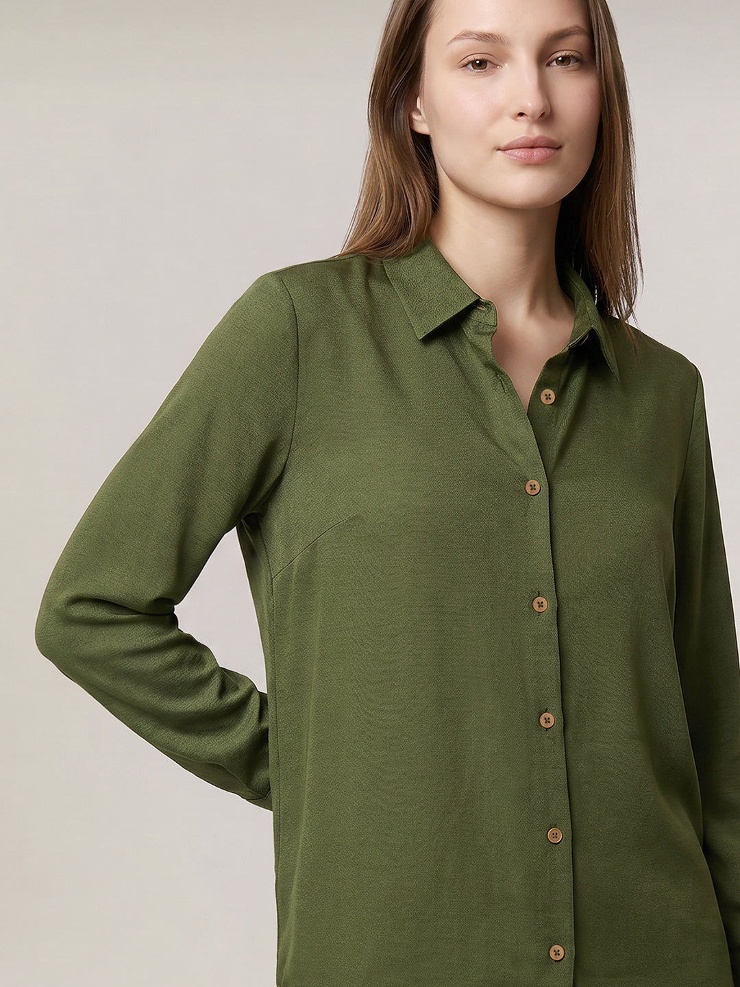 Dark Green Shirt