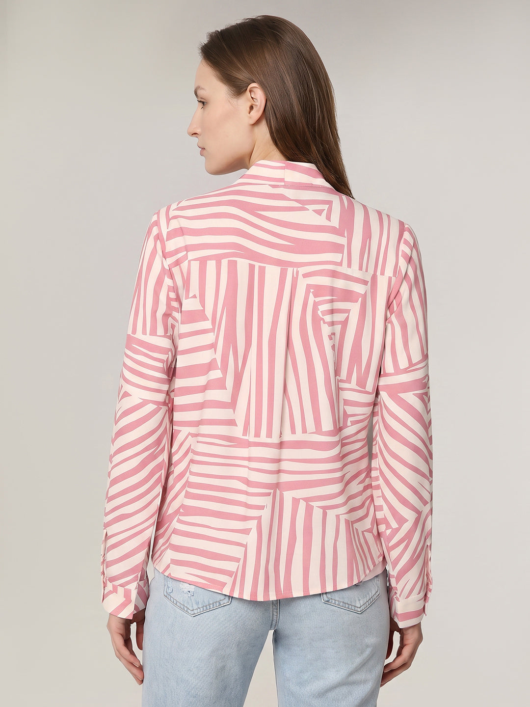 Pink printed Top