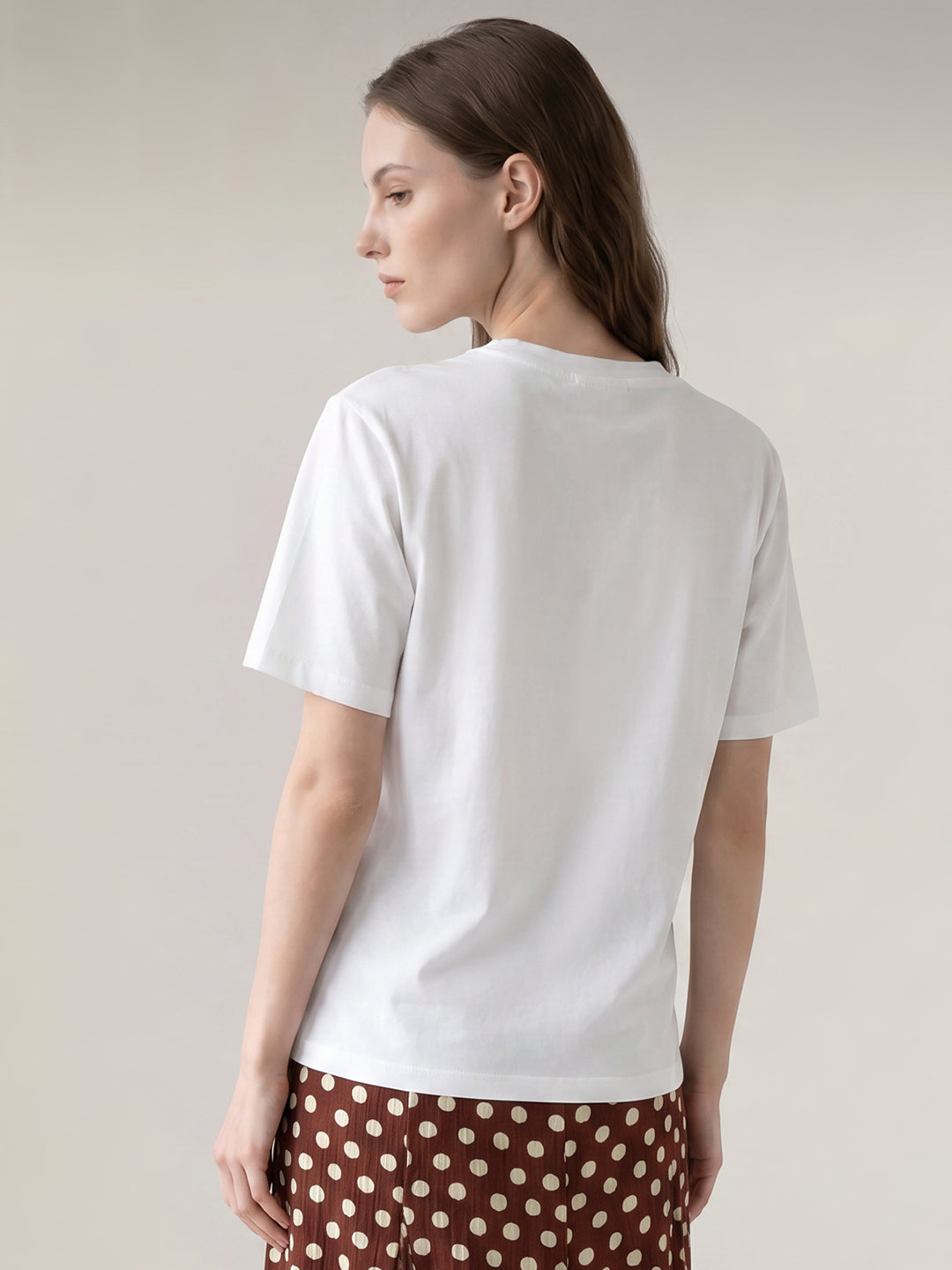 White Printed T-shirt