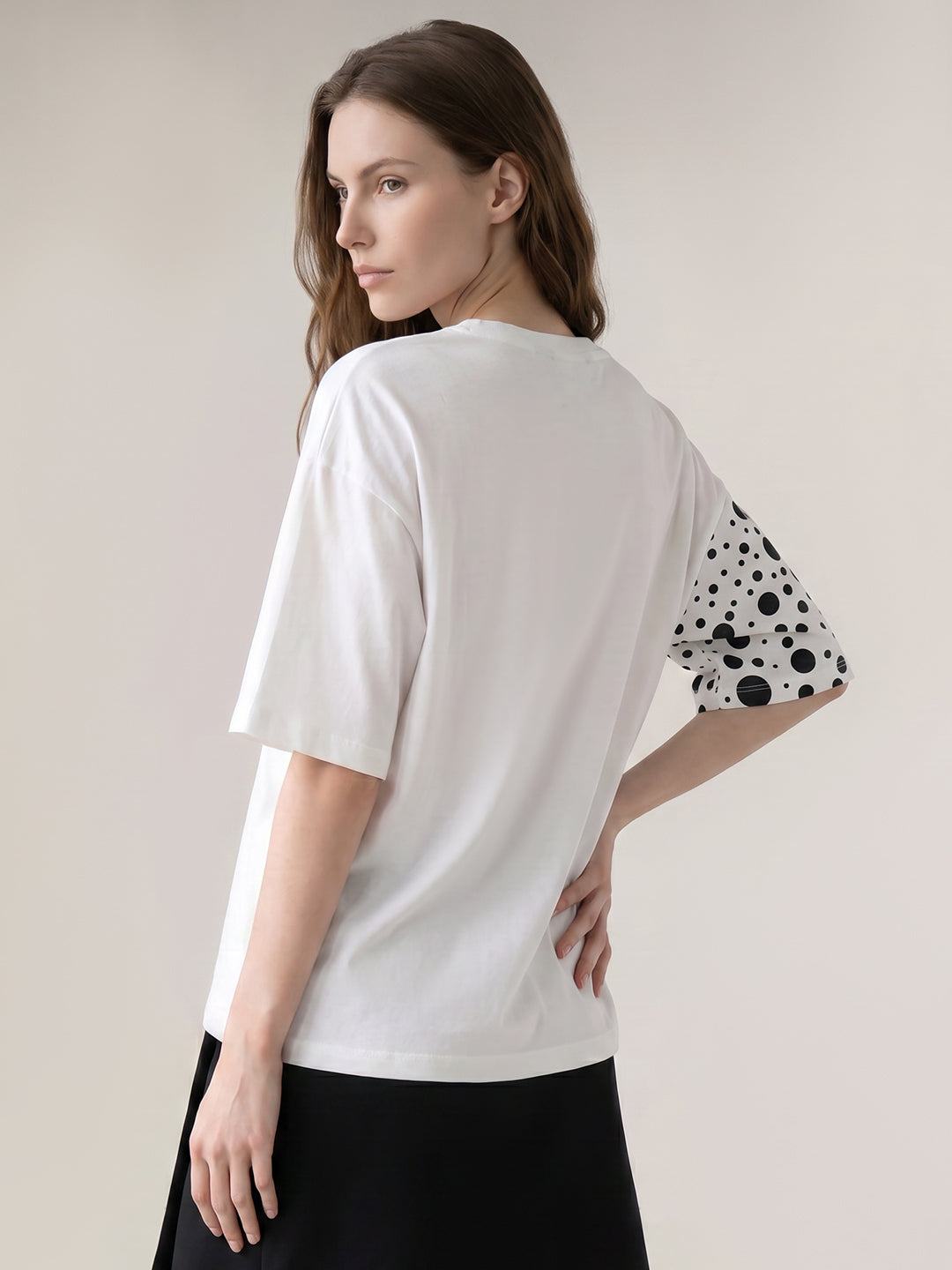 White Printed T-shirt