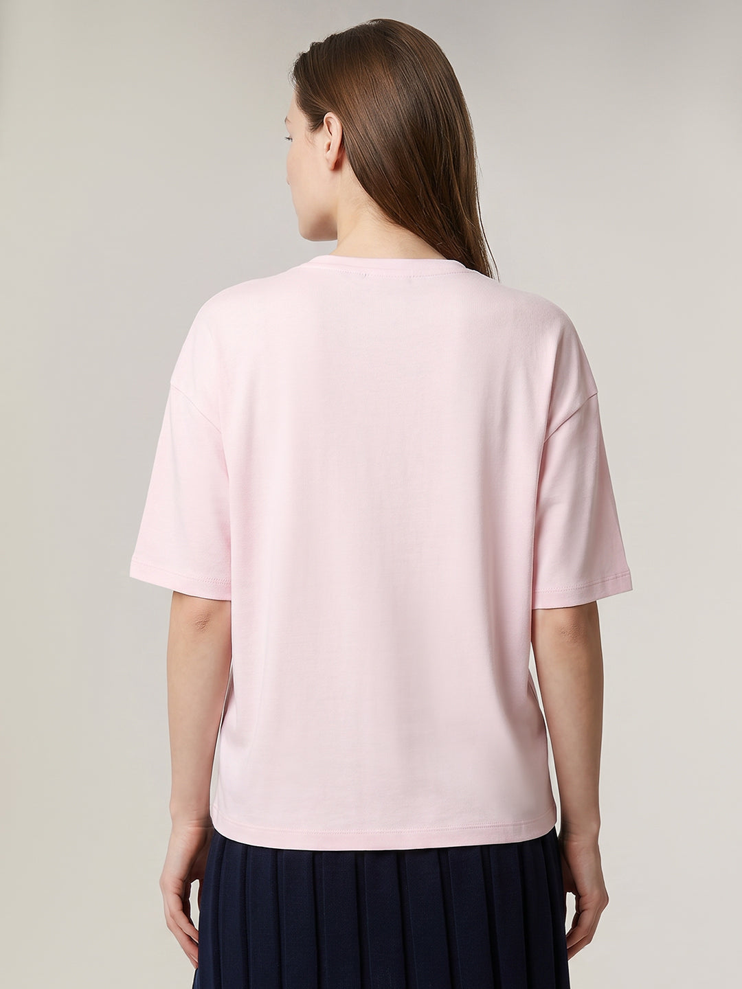 Floral Appliqué T-Shirt